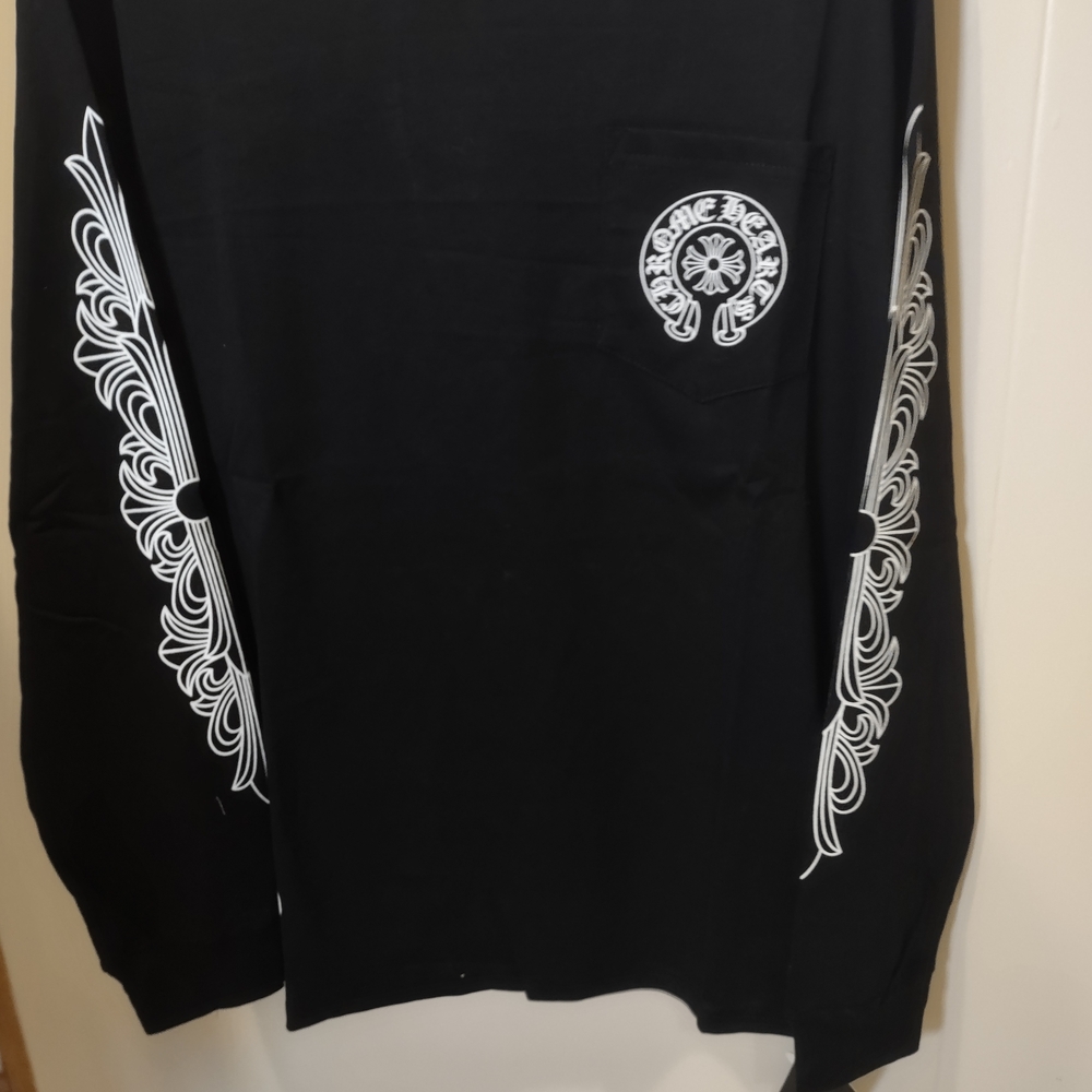 Chrome Hearts Black Long Sleeve Tee